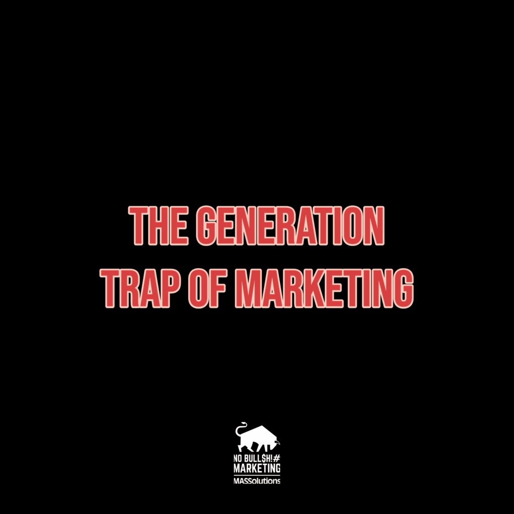 MASSolutions-branded image with The Generation Trap of Marketing